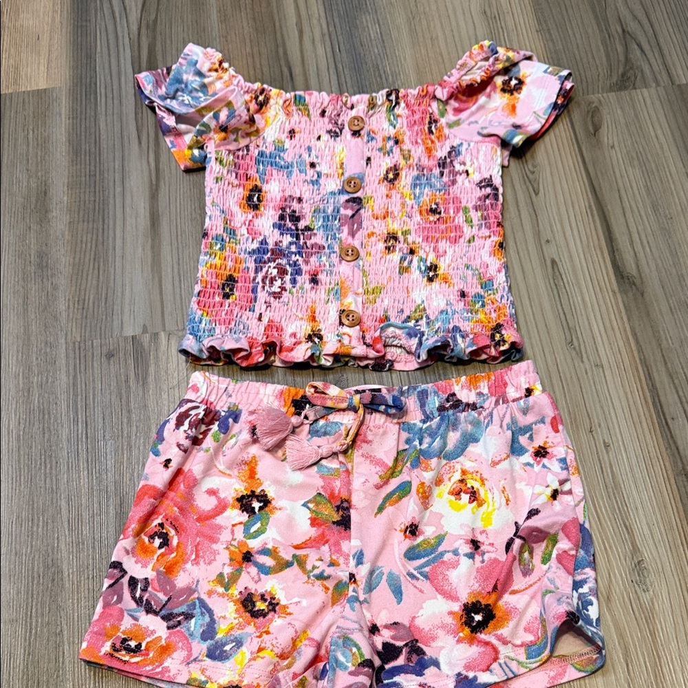 Floral Pink Kids  Set